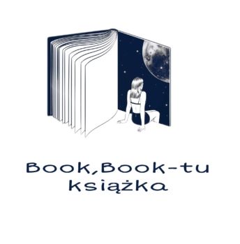 logotyp przedstawiający książkę i kobietę
